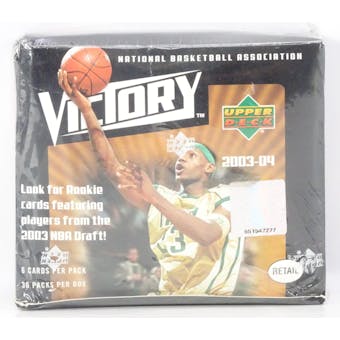 2003/04 Upper Deck Victory Basketball Retail Box (Reed Buy)