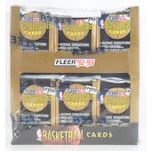 1992/93 Fleer Series 1 Basketball Jumbo Box (Reed Buy)