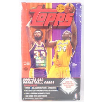 2001/02 Topps Basketball Hobby Box (Reed Buy)