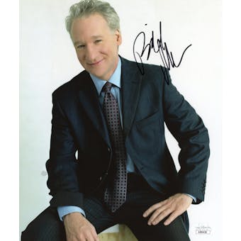 Bill Maher Autographed 8x10 Photo JSA AB84438 (Reed Buy)