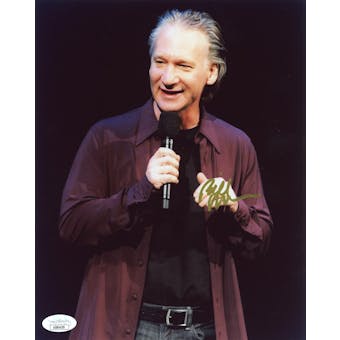Bill Maher Autographed 8x10 Photo JSA AB84439 (Reed Buy)