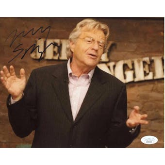 Jerry Springer Autographed 8x10 Photo JSA AB84440 (Reed Buy)