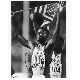 Carl Lewis Olympics Autographed 8x10 Photo JSA AB84451 (Reed Buy)