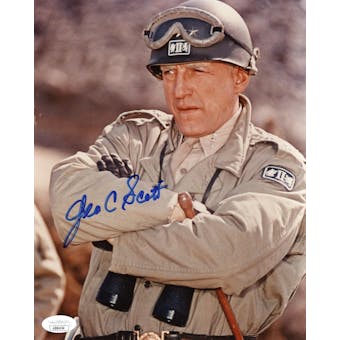 George C Scott Patton Autographed 8x10 Photo JSA AB84454 (Reed Buy)