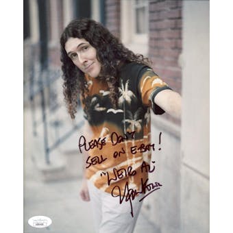 Weird Al Yankovic (Great Inscription) Autographed 8x10 Photo JSA AB84460 (Reed Buy)
