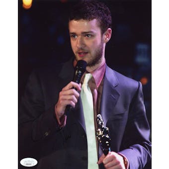 Justin Timberlake Autographed 8x10 Photo JSA AB84463 (Reed Buy)