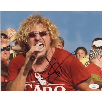 Sammy Hagar Van Halen Autographed 8x10 Photo JSA AB84464 (Reed Buy)