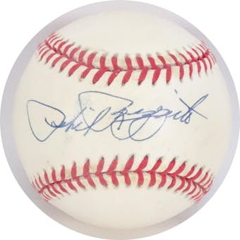 Phil Rizzuto Autographed AL Brown Baseball JSA AB84134 (Smudged) (Reed Buy)