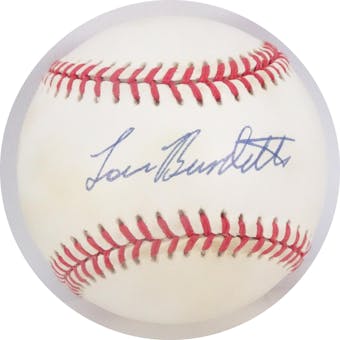 Lou Burdette Autographed NL White Baseball JSA AB84145 (Reed Buy)