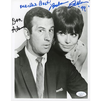 Don Adams/Barbara Feldon Get Smart Autographed 8x10 Photo JSA AB84474 (Reed Buy)