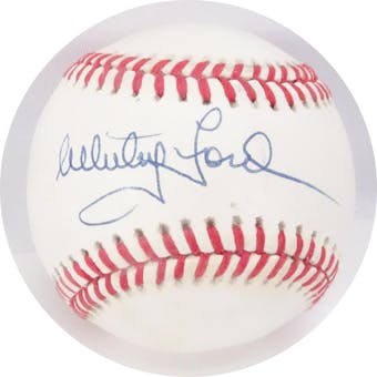 Whitey Ford Autographed AL Brown Baseball JSA AB84112 (Reed Buy)