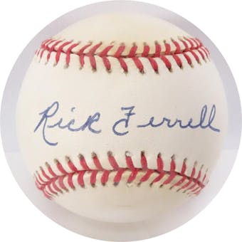Rick Ferrell Autographed AL Brown Baseball JSA AB84121 (Reed Buy)