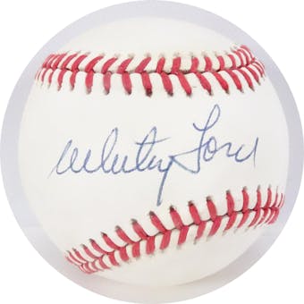 Whitey Ford Autographed AL Brown Baseball JSA AB84074 (Reed Buy)