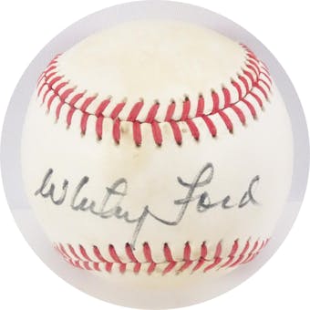 Whitey Ford Autographed AL MacPhail Baseball JSA AB84073 (Reed Buy)