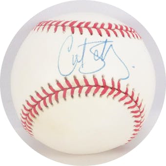 Curt Schilling Autographed NL White Baseball JSA AB84086 (Reed Buy)