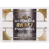 2022 Leaf Ultimate Draft Football Hobby Box