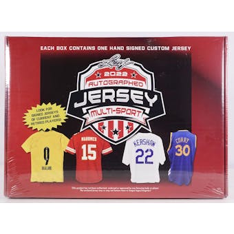 2022 Leaf Autographed Jersey Multi-Sport Hobby Box