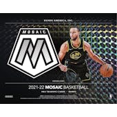 2021/22 Panini Mosaic Basketball Hobby 12-Box Case (Presell)
