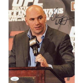 Dana White UFC Autographed 8x10 Photo JSA AB84541 (Reed Buy)