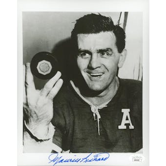 Maurice Richard Montreal Canadiens Autographed 8x10 Photo JSA AB84563 (Reed Buy)