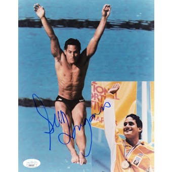 Greg Lougainis Olympics Autographed 8x10 Photo JSA AB84567 (Reed Buy)