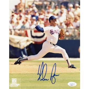 Nolan Ryan Texas Rangers Autographed 8x10 Photo JSA AB84577 (Reed Buy)