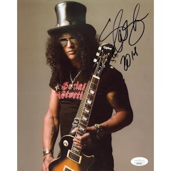 Slash Guns 'n Roses Autographed 8x10 Photo JSA AB84581 (Reed Buy)