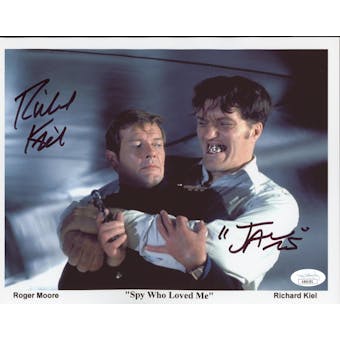 Richard Kiel Jaws James Bond Autographed 8x10 Photo JSA AB84591 (Reed Buy)