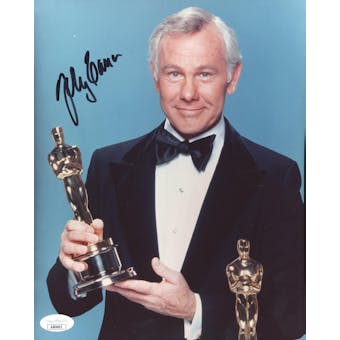 Johnny Carson Autographed 8x10 Photo JSA AB84602 (Reed Buy)