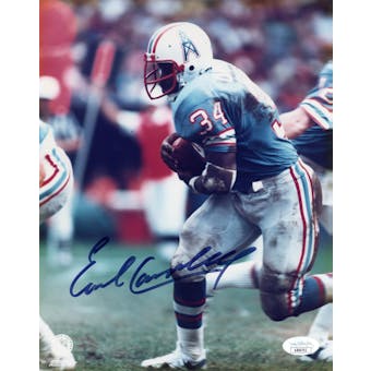 Earl Campbell Houston Oilers Autographed 8x10 Photo JSA AB84702 (Reed Buy)