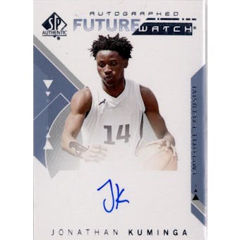 2021 Upper Deck Employee Exclusive SP Authentic Future Watch Jonathan Kuminga Auto Card #UD-JK