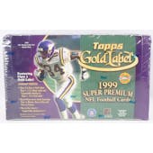 1999 Topps Gold Label Football Hobby Box (Damaged Box) (Reed Buy)