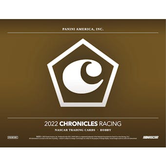 2022 Panini Chronicles Racing Hobby 16-Box Case (Presell)