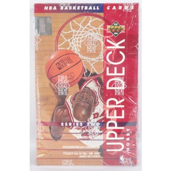 1993/94 Upper Deck Series 2 Basketball Hobby Box (Damaged Box) (Reed Buy)