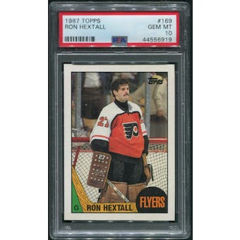 1987/88 Topps Hockey #169 Ron Hextall Rookie PSA 10 (GEM MT)