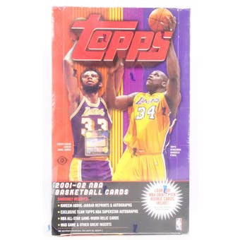 2001/02 Topps Basketball Hobby Box (Torn Shrink) (Reed Buy)