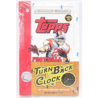 2005 Topps Turn Back the Clock Football Hobby Box (Torn Shrink) (Reed Buy)
