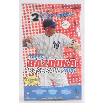 2006 Bazooka Baseball Retail Box (Damaged Box) (Reed Buy)
