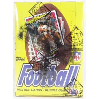 1984 Topps Football Wax Box (BBCE) (X-OUT) (Reed Buy)