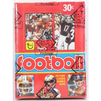 1981 Topps Football Wax Box (BBCE) (1979 Box/Wrappers) (Reed Buy)