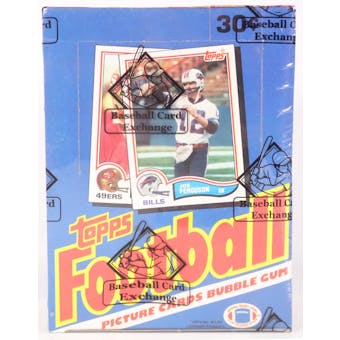 1982 Topps Football Wax Box (BBCE) (Reed Buy)