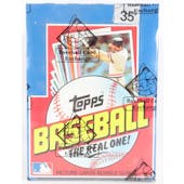 1985 Topps Baseball Wax Box (In a 1982 Display Box) (BBCE) (FASC) (Reed Buy)