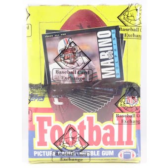 1985 Topps Football Wax Box (BBCE) (X-OUT)