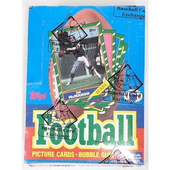 1986 Topps Football Wax Box (BBCE) (Reed Buy)
