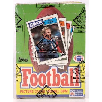 1987 Topps Football Wax Box (BBCE) (Reed Buy)