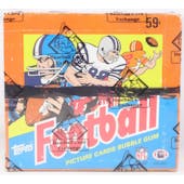 1985 Topps Football Cello Box (BBCE) (X-OUT) (Reed Buy)