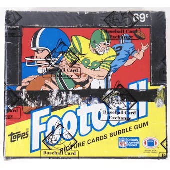 1987 Topps Football Cello Box (BBCE) (X-OUT) (Reed Buy)
