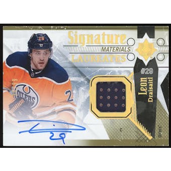 2017/18 Upper Deck Ultimate Collection #SML-LD Leon Draisaitl Patch Autograph #/99 (Reed Buy)