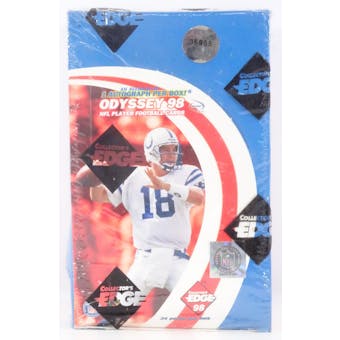 1998 Collector's Edge Odyssey Football Hobby Box (Damaged Box) (Reed Buy)