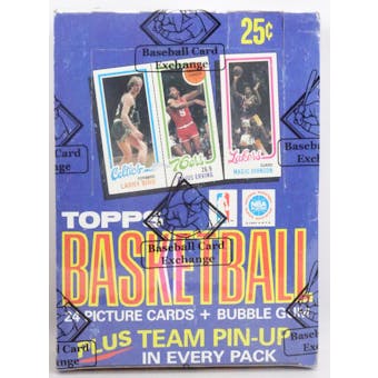 1980/81 Topps Basketball Wax Box (BBCE) (Reed Buy)